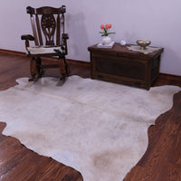 Thumbnail for Beige Natural Cowhide Rug