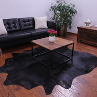 Thumbnail for Black Natural Cowhide Rug