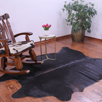 Thumbnail for Black Natural Cowhide Rug