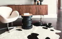 Thumbnail for Black & White Natural Cowhide Rug