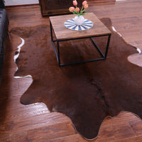 Thumbnail for Brown Natural Cowhide Rug