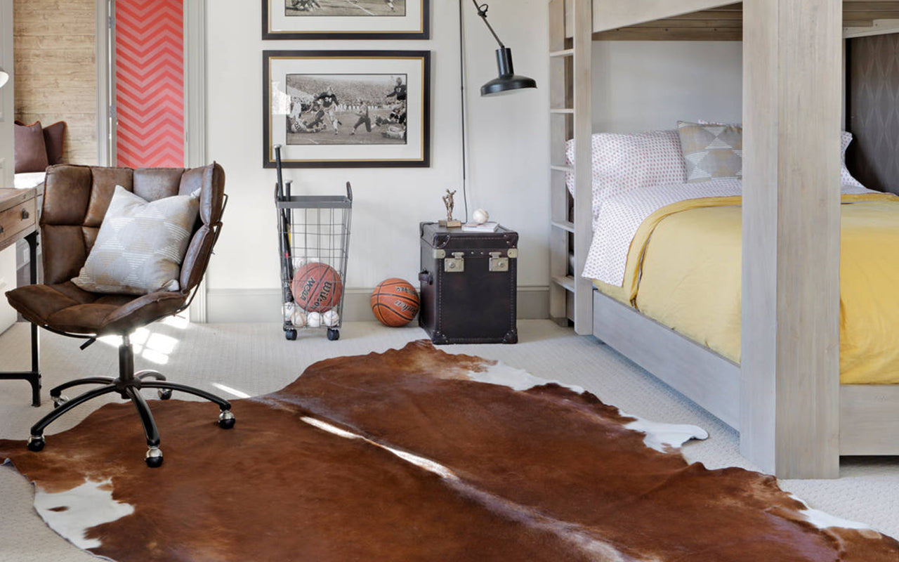 Brown Natural Cowhide Rug