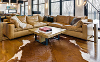 Thumbnail for Brown Natural Cowhide Rug
