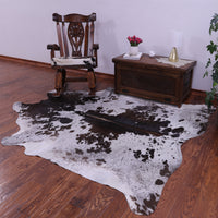 Thumbnail for Brown Salt & Pepper Natural Cowhide Rug