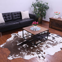Thumbnail for Brown Salt & Pepper Natural Cowhide Rug