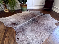 Thumbnail for Brown Salt & Pepper Natural Cowhide Rug