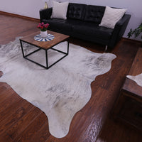 Thumbnail for Grey Brindle Natural Cowhide Rug