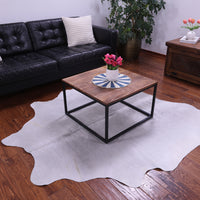 Thumbnail for Grey Natural Cowhide Rug