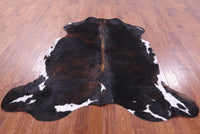 Thumbnail for Tricolor Natural Cowhide Rug - X-Large 7'1
