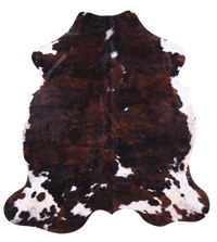 Thumbnail for Tricolor Natural Cowhide Rug - X-Large 7'2