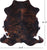 Tricolor Natural Cowhide Rug - Large 6'11"H x 6'5"W