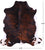Tricolor Natural Cowhide Rug - Large 6'8"H x 6'0"W