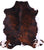 Tricolor Natural Cowhide Rug - Large 6'8"H x 6'0"W