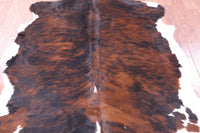 Thumbnail for Tricolor Natural Cowhide Rug - Large 6'8