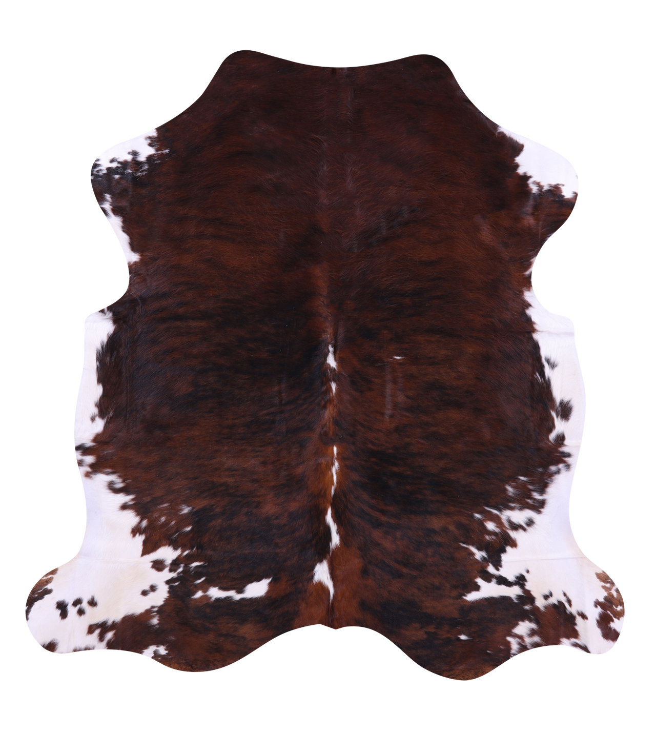 Brindle Natural Cowhide Rug - Large 6'7"H x 6'3"W