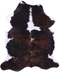 Thumbnail for Tricolor Natural Cowhide Rug - X-Large 7'4