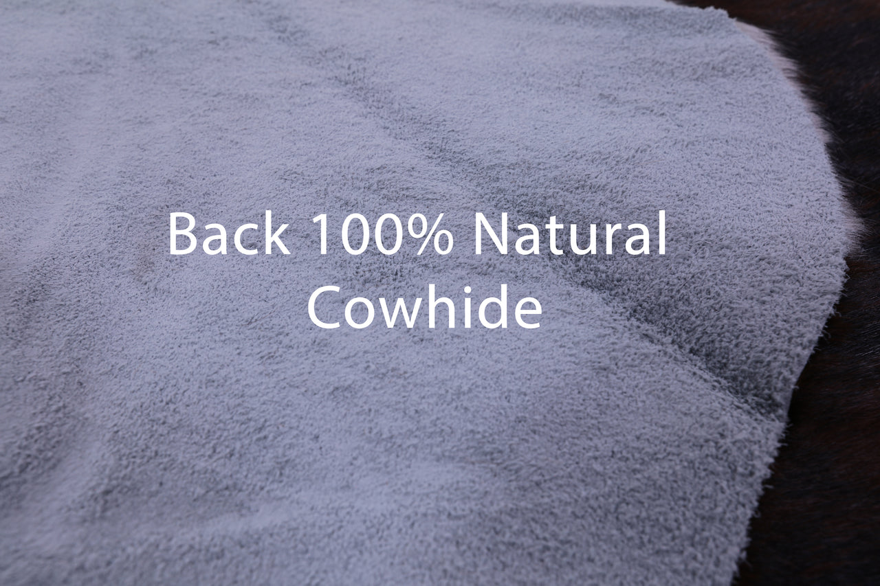 Brindle Natural Cowhide Rug - X-Large 7'2"H x 6'2"W