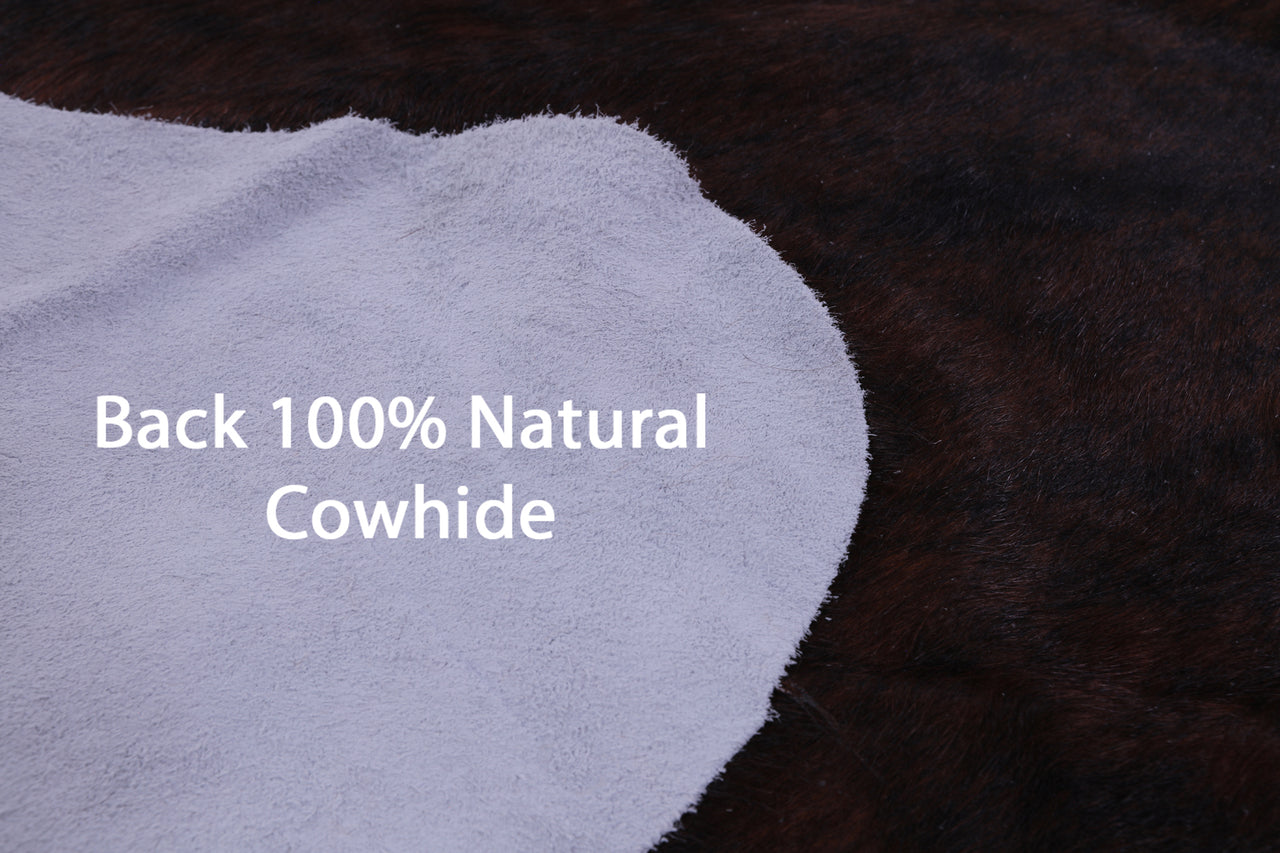 Brindle Natural Cowhide Rug - Large 6'7"H x 5'7"W