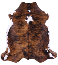 Thumbnail for Brindle Natural Cowhide Rug - X-Large 7'1