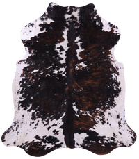 Thumbnail for Tricolor Natural Cowhide Rug - Large 6'10