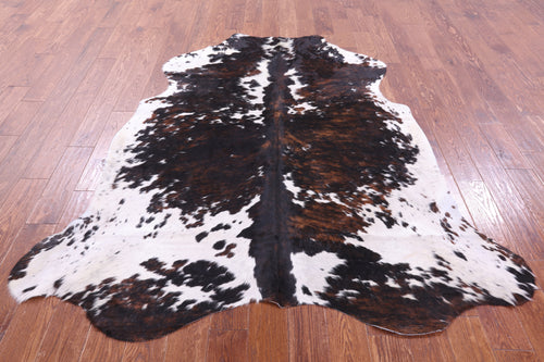 Tricolor Natural Cowhide Rug - Large 6'10