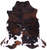 Tricolor Natural Cowhide Rug - Large 6'9"H x 6'4"W