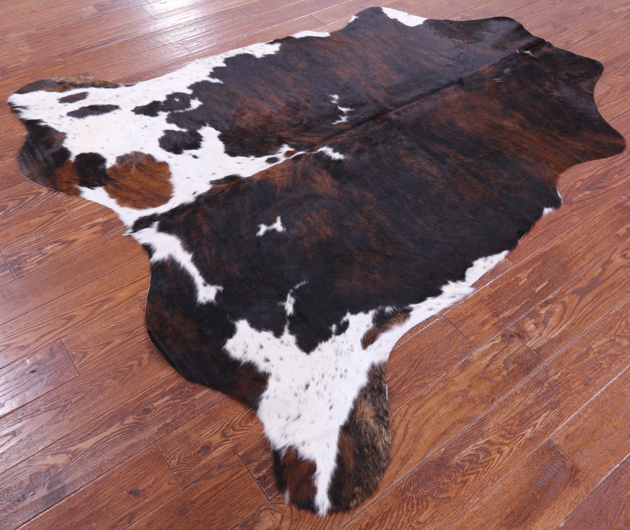 Tricolor Natural Cowhide Rug - Large 6'9"H x 6'4"W