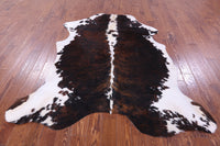 Thumbnail for Tricolor Natural Cowhide Rug - X-Large 7'0