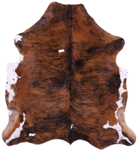 Thumbnail for Brindle Natural Cowhide Rug - X-Large 7'0