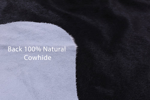Tricolor Natural Cowhide Rug - Large 6'11