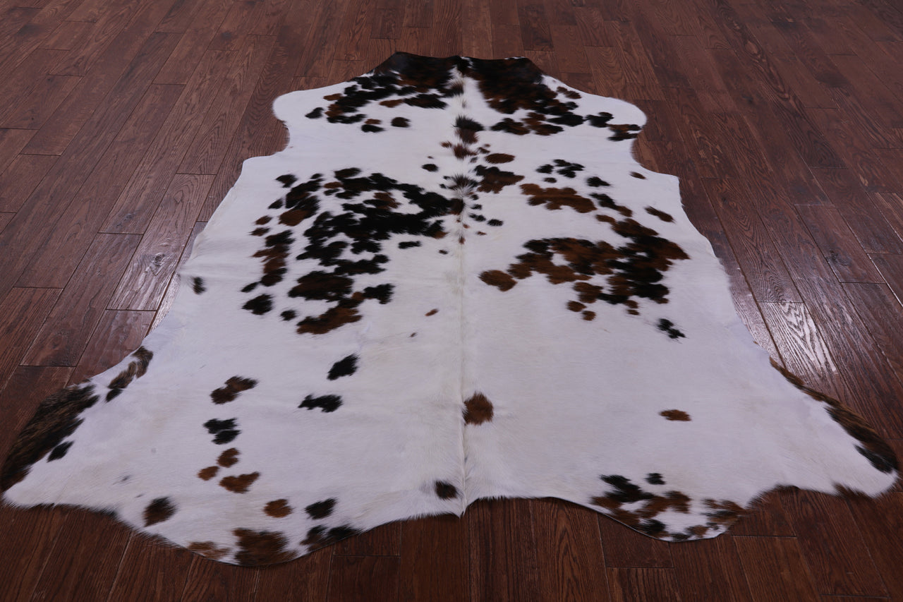 Tricolor Natural Cowhide Rug - Large 6'7"H x 6'0"W
