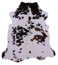 Thumbnail for Tricolor Natural Cowhide Rug - Large 6'7