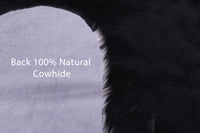 Thumbnail for Tricolor Natural Cowhide Rug - X-Large 7'4