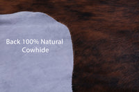 Thumbnail for Brindle Natural Cowhide Rug - Large 6'4