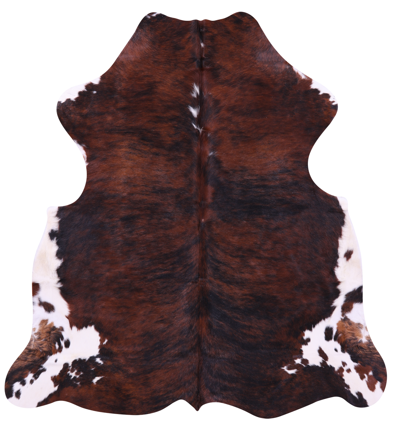 Brindle Natural Cowhide Rug - X-Large 7'2"H x 6'9"W