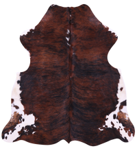 Thumbnail for Brindle Natural Cowhide Rug - X-Large 7'2