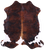 Tricolor Natural Cowhide Rug - Large 6'10"H x 6'1"W