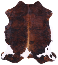 Thumbnail for Tricolor Natural Cowhide Rug - Large 6'10