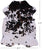 Tricolor Natural Cowhide Rug - X-Large 7'7"H x 6'1"W