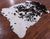 Tricolor Natural Cowhide Rug - X-Large 7'7"H x 6'1"W