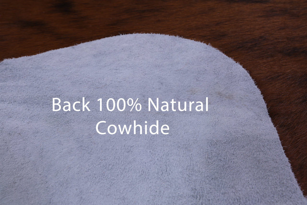 Brindle Natural Cowhide Rug - Large 6'10"H x 5'6"W