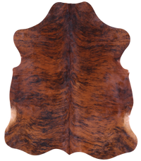 Thumbnail for Brindle Natural Cowhide Rug - Large 6'5