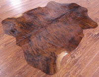Thumbnail for Brindle Natural Cowhide Rug - Large 6'5