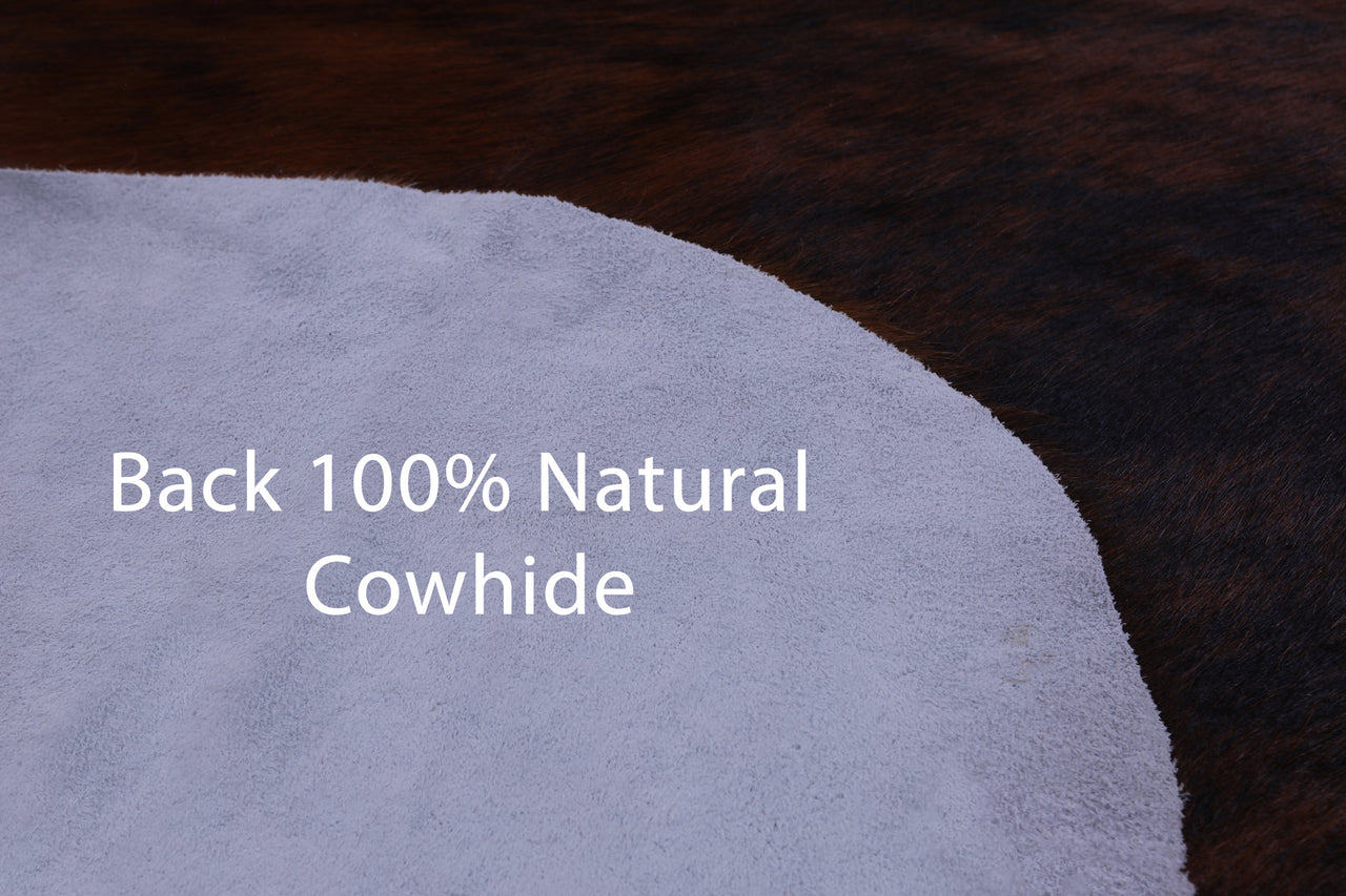 Brindle Natural Cowhide Rug - Large 6'5"H x 5'6"W