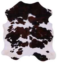 Thumbnail for Tricolor Natural Cowhide Rug - Large 6'5