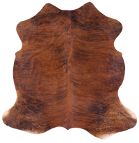 Thumbnail for Brindle Natural Cowhide Rug - Large 6'9