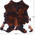 Tricolor Natural Cowhide Rug - Large 6'5"H x 6'4"W