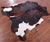 Tricolor Natural Cowhide Rug - Large 6'5"H x 6'4"W