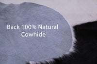 Thumbnail for Tricolor Natural Cowhide Rug - X-Large 7'6