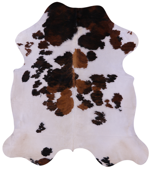 Tricolor Natural Cowhide Rug - X-Large 7'0